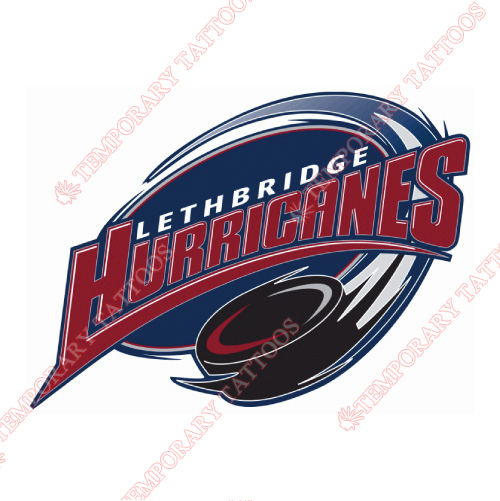 Lethbridge Hurricanes Customize Temporary Tattoos Stickers NO.7519